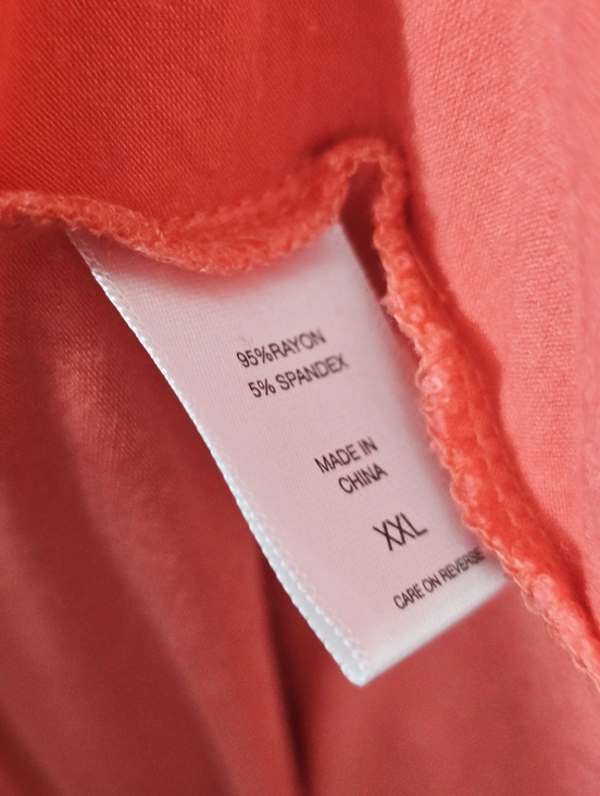 New York & Company Plus Size Coral Pink Maxi Dress - Picture 8 of 8